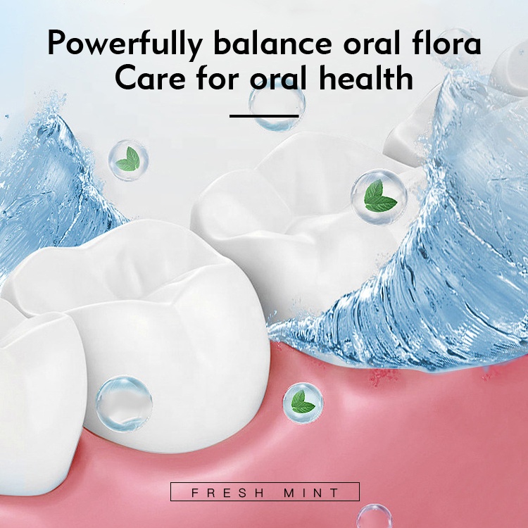 Private Label Wholesale Custom Flavor Dental Rinse Wash Mouth Liquid Organic Natural Freshen Breath Mouthwash