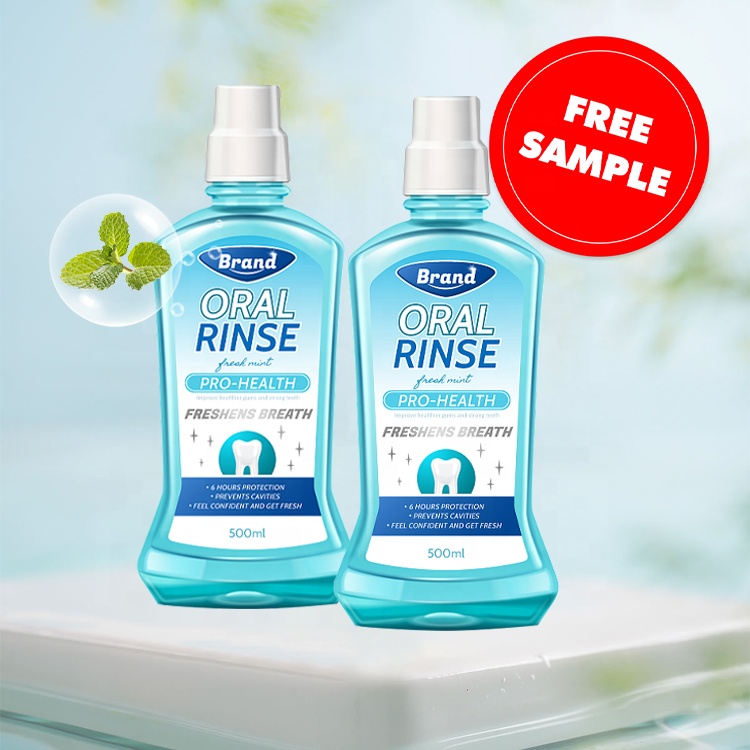 Private Label Wholesale Custom Flavor Dental Rinse Wash Mouth Liquid Organic Natural Freshen Breath Mouthwash