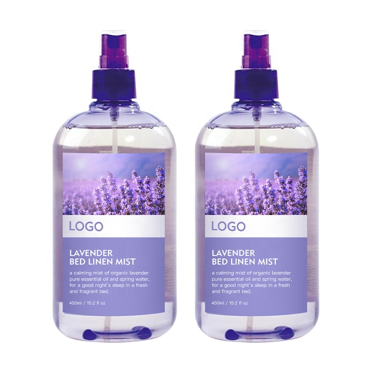 Oem Private Label Lavender Bed Linen Mist Free Sample Deep Sleeping Pillow Spray