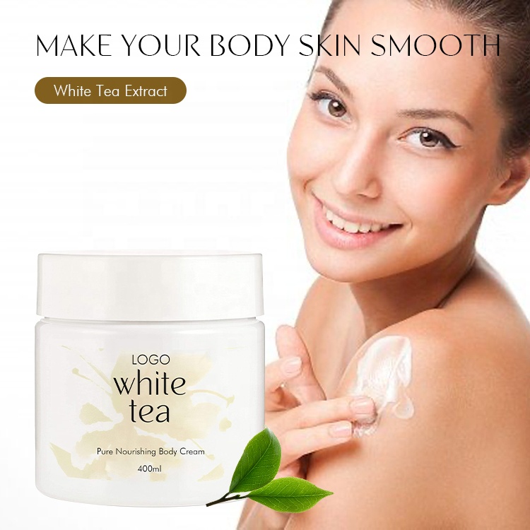 Custom Logo Wholesale Private Label Luxury Beauty Skin Care Moisturizing White Tea Natural Body Butter Lotion Cream
