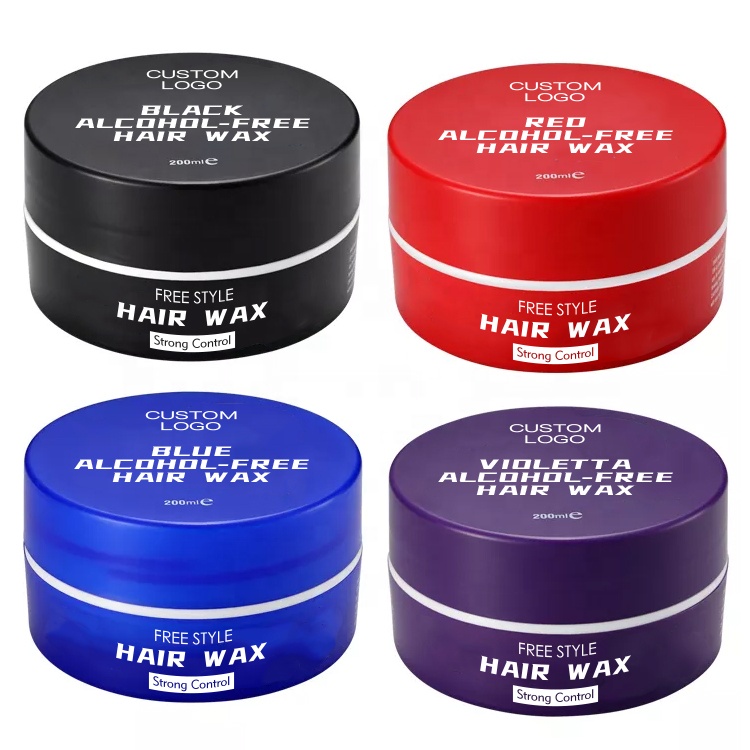 Wholesale Private Label Alcohol Free Fashion Fruit Natural Elegance Best Fashion Gel Pomade Men Styling Hair Wax For Hair