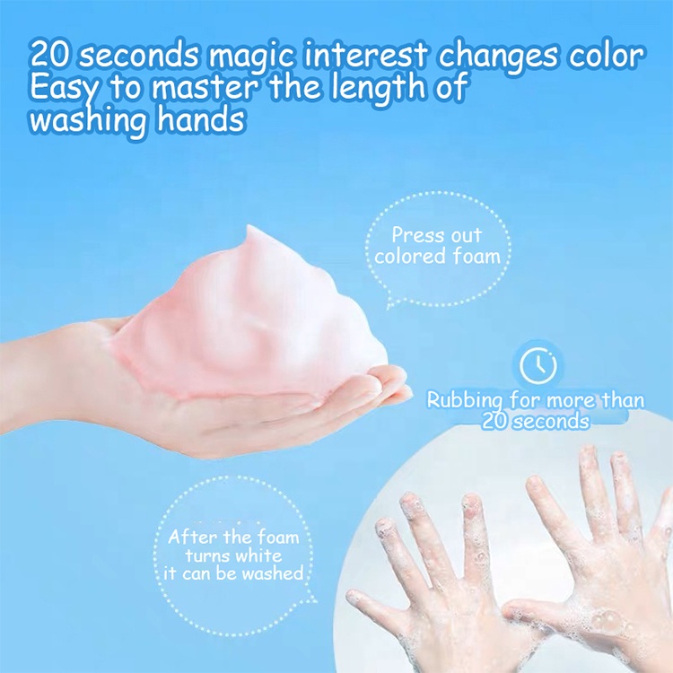 Oem Private Label Deep Cleansing Moisturizer Gentle Color-changing Foaming Hand Soap