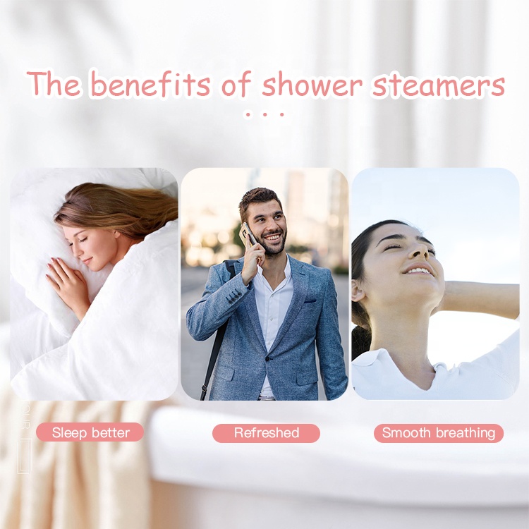 Wholesale Valentine Gift Set Private Label Fizzy Vegan Essential Oil Aromatherapy Shower Steamers