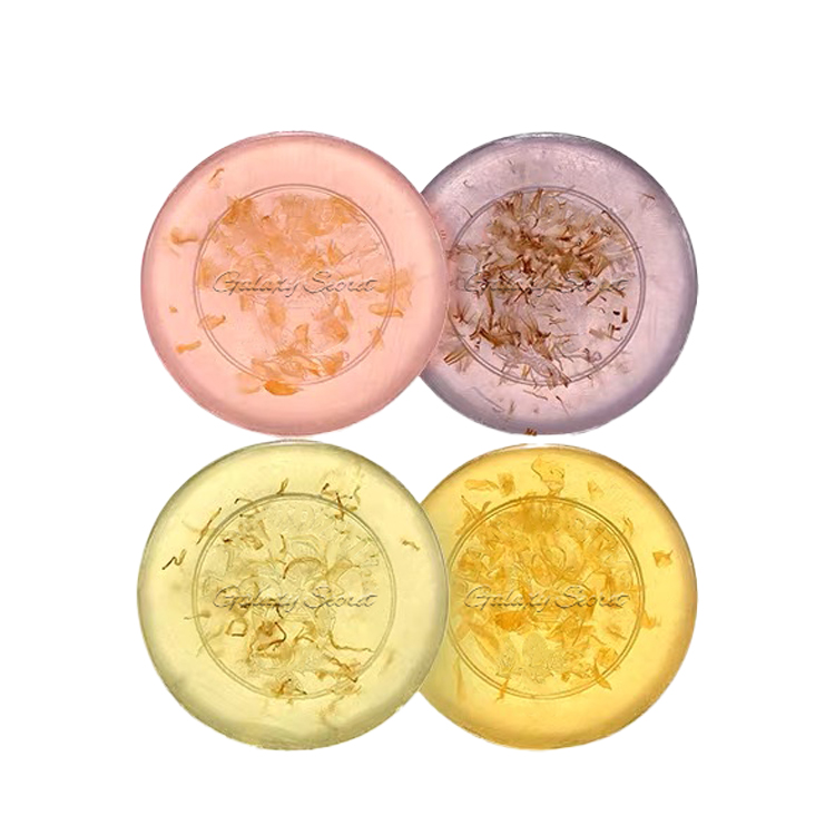 Wholesale Natural Flower Petal Essential Oil Soap Foaming Handmade Soap Deep Cleansing Face And Body Care