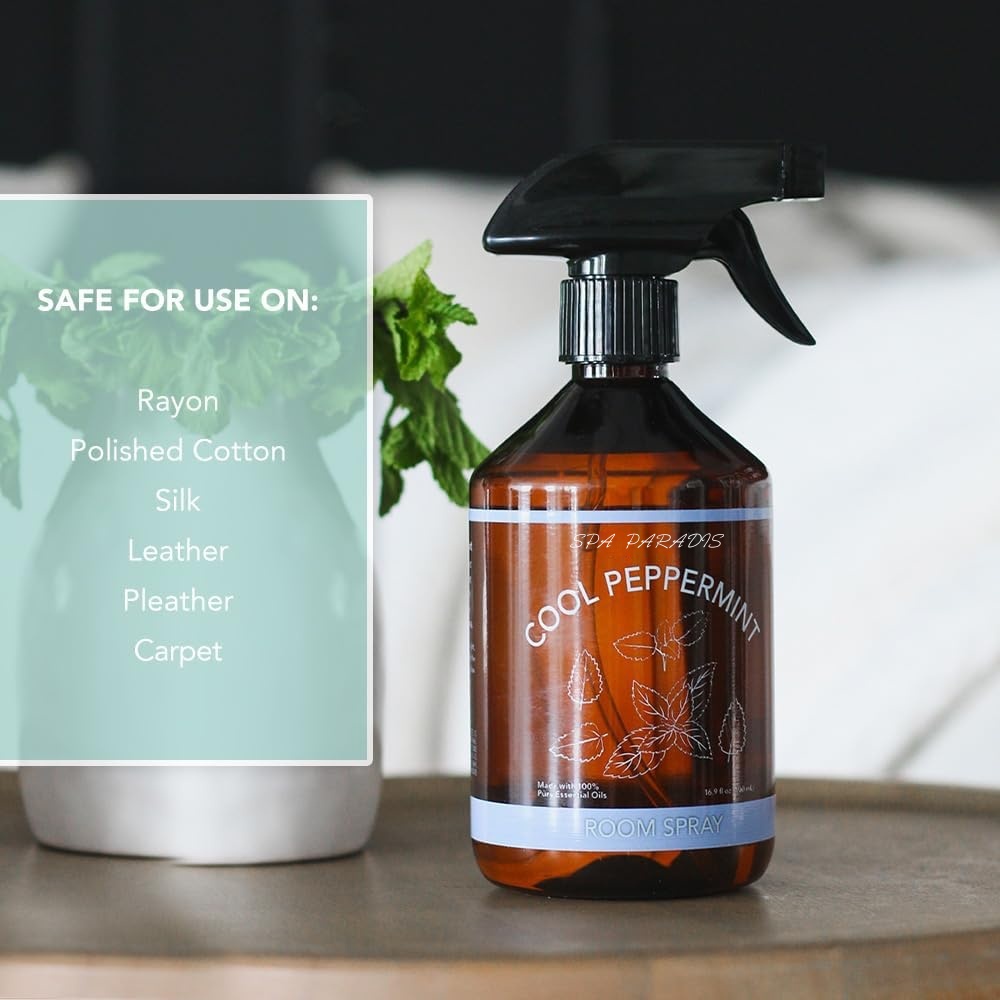 Oem Private Label Eco-friendly Natural Aromatherapy Peaceful Quiet Room Mist Pillow Sleep Spray Cool Peppermint Air Freshener