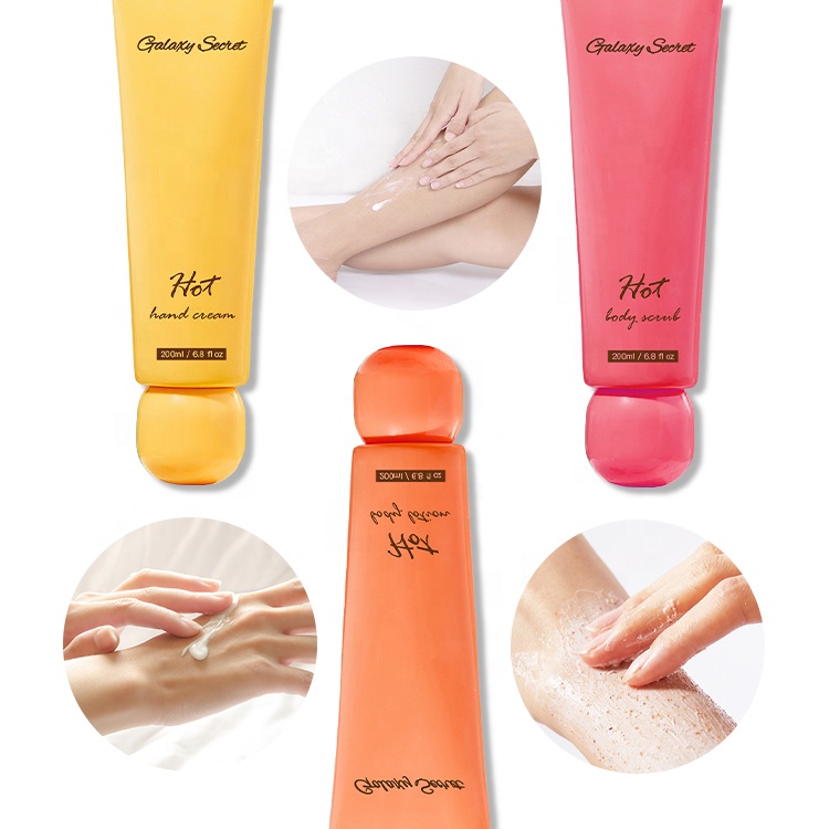 Wholesale Private Label Vegan Organic Moisturizing Hot Body Scrub Body Lotion Hand Scrub Set