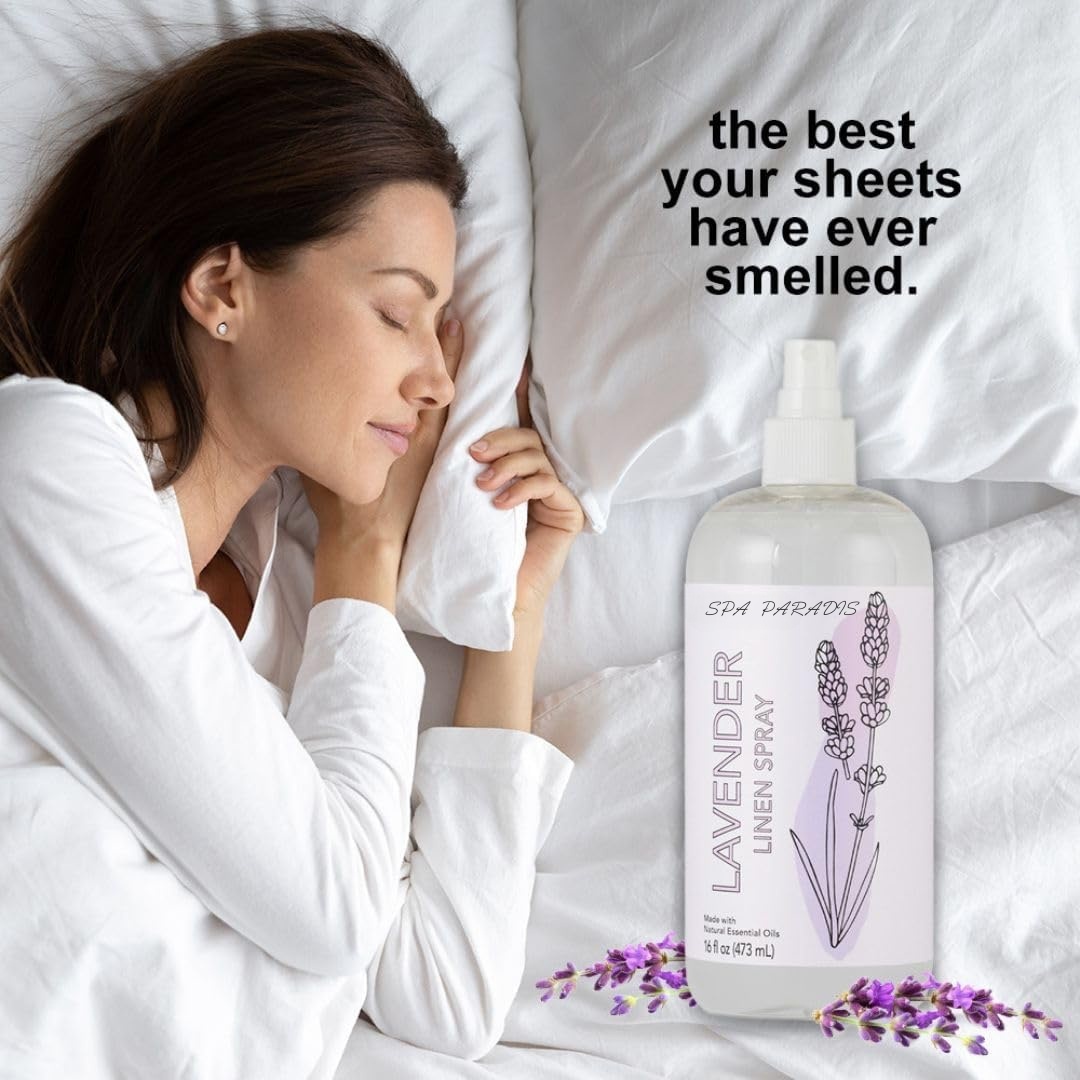 Oem Natural Aromatherapy Linen Fragrant Room Spray Made Essential Oils 16oz Cruelty-free Silicone-free Paraben-free Deodorant