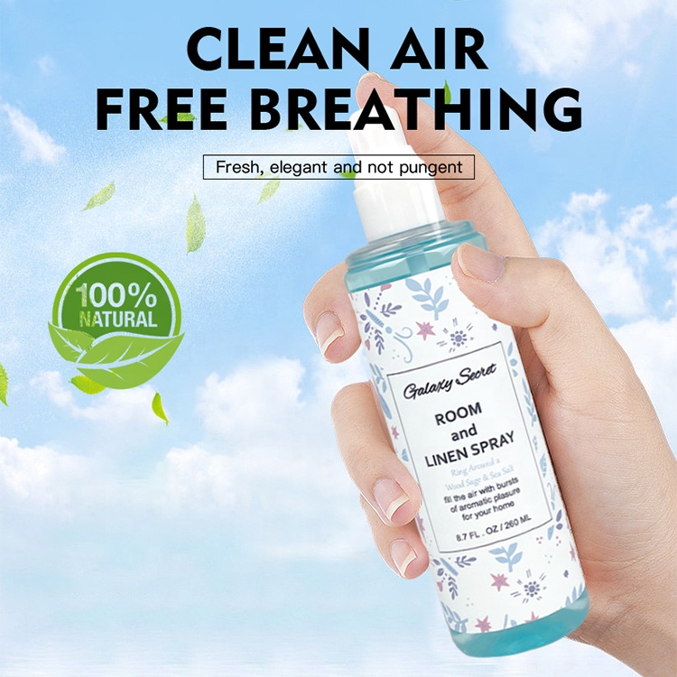 Wholesale Private Label Essential Oil Home Spray 260ml Air Freshener For Home Office Bathroom Spray Luxury Fragrance
