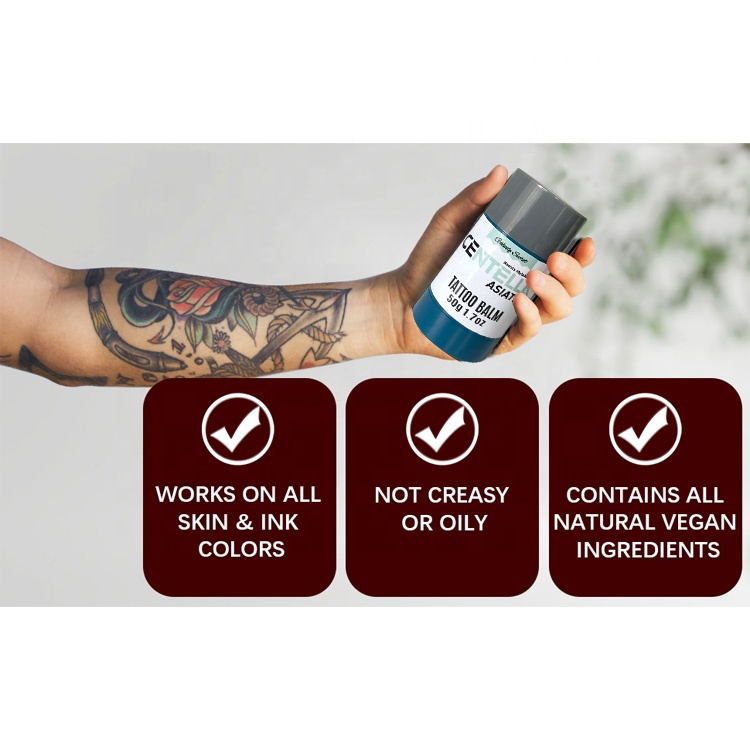 Oem Private Label Vegan Healing Tattoo Balm Skin Repair Tattoo Ointment For Before During After Care Tattoo