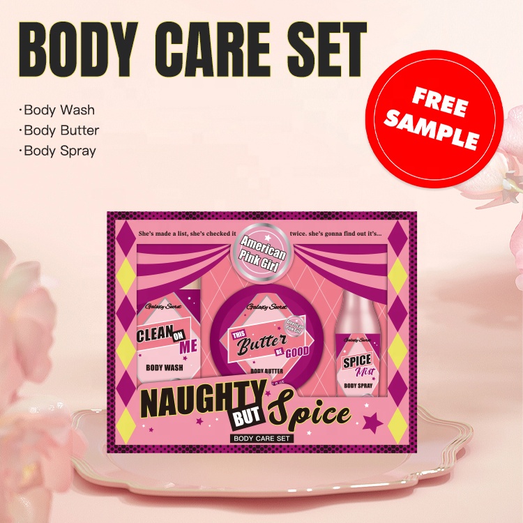 Oem Wholesale Body Wash Butter Spray Bathroom Aromatic Moisturizing Nourishing Body Care Set