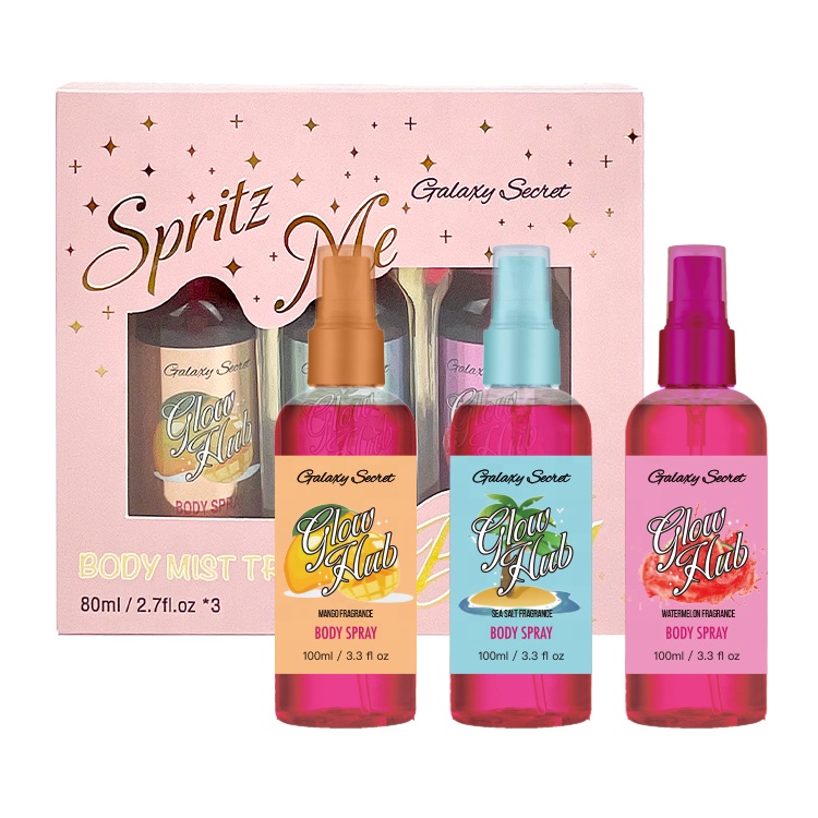 Baby Body Splash Kit Wholesale Original Fragrance Body Mist Deodorant Perfume Spray Gift Set For Women White Label Available