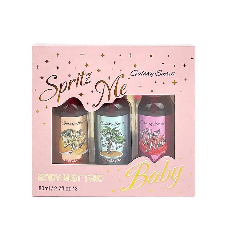 Baby Body Splash Kit Wholesale Original Fragrance Body Mist Deodorant Perfume Spray Gift Set For Women White Label Available