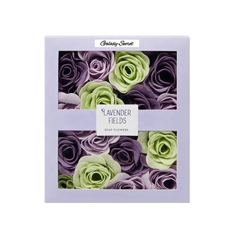 Oem Wholesale Customized Dry Flower Relax Rose Lavender Scented Chemical Bath Soap With Moisturizing & Nourishing Benefits