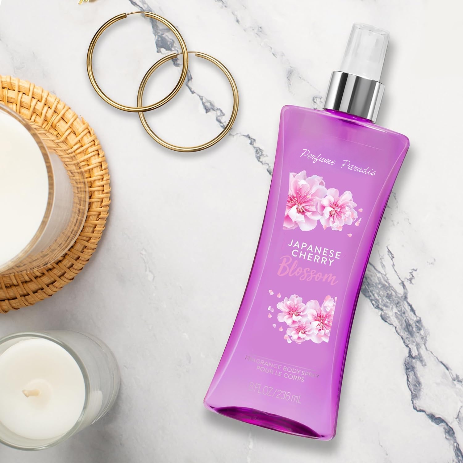 Oem Private Label Signature Fragrance Body Spray Long Lasting Scent,Natural Japanese Cherry Blossom,8 Fl Oz
