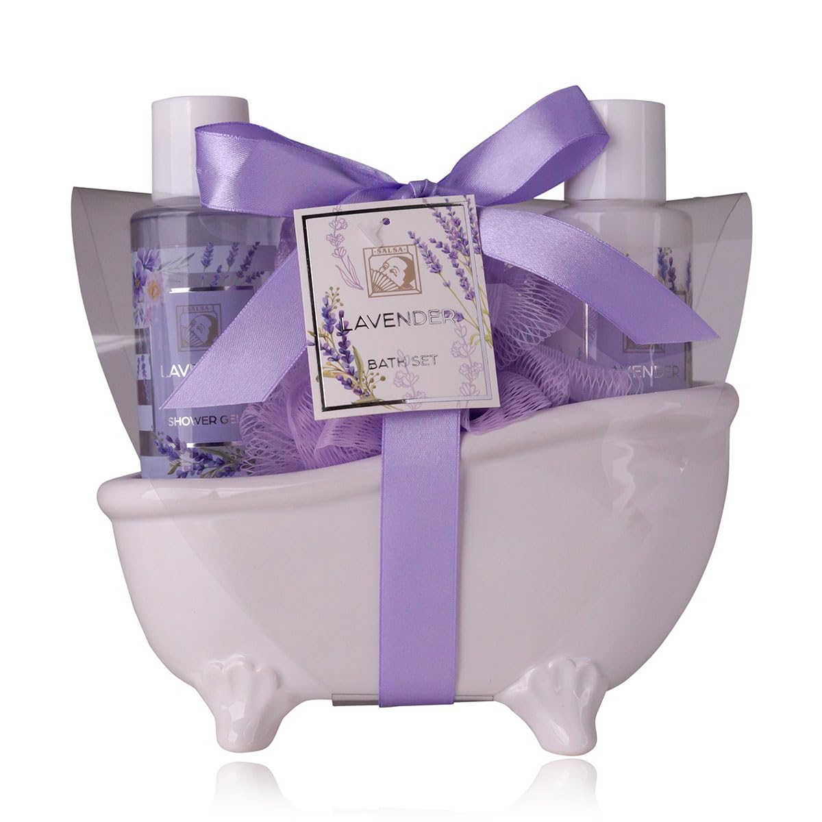Oem Luxury Women Spa Shower Bath Gift Set Herbal Lavender Essential Oil Liquid Wellness Birthday Valentine's Day Christmas