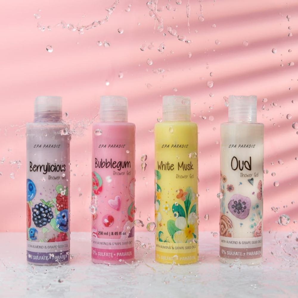 Oem Perfumed Magical Oud White Musk Bubblegum Berrylicious Bonbon Long Lasting With Essential Oils 500ml Body Wash Shower Gel
