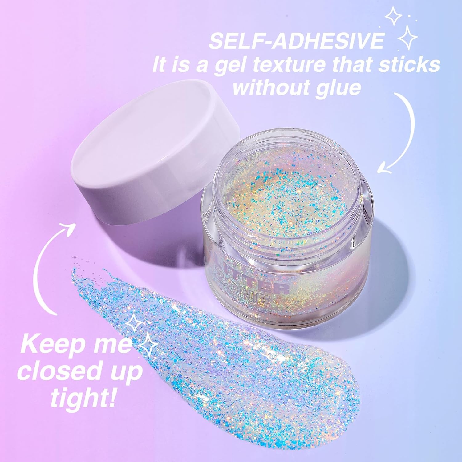 Oem Custom Waterproof Holographic Vegan Long-lasting Glitter Gel For Face & Body Hair Festivals & Parties (01 Golden Mirage)