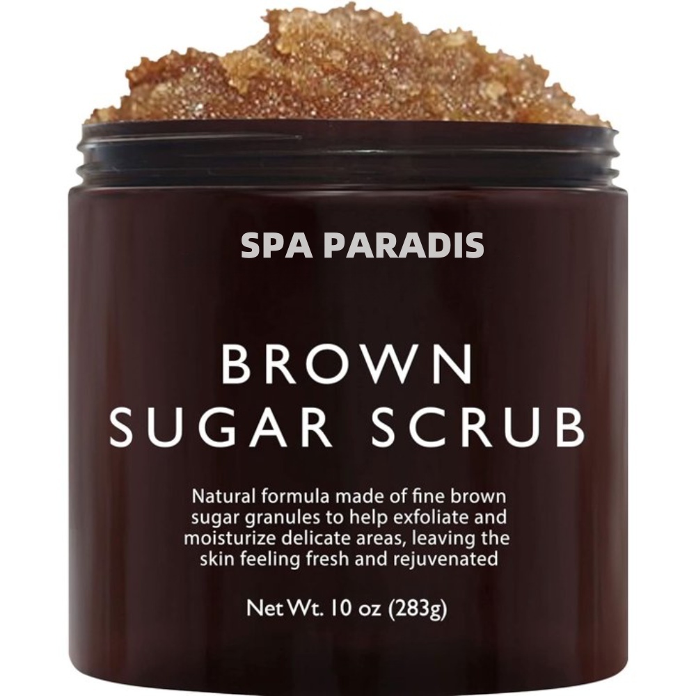 Oem Wholesale Brown Sugar Dead Sea Salt Exfoliating Body Gel Face Scrub Foot Scrub Infused Jojoba Oil Almond Oil Ve Vc