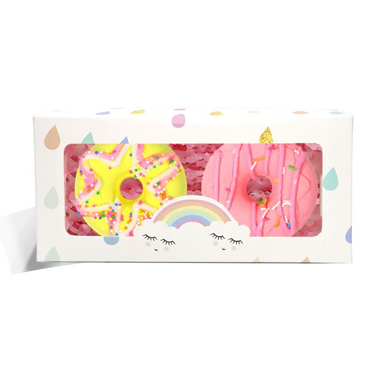 Cake Organic Elegant Individual Bath Bomb Wholesale Moisturizing Bubble Bath Fizzies Shower Bombs Donut Bath Bomb Hot Sale