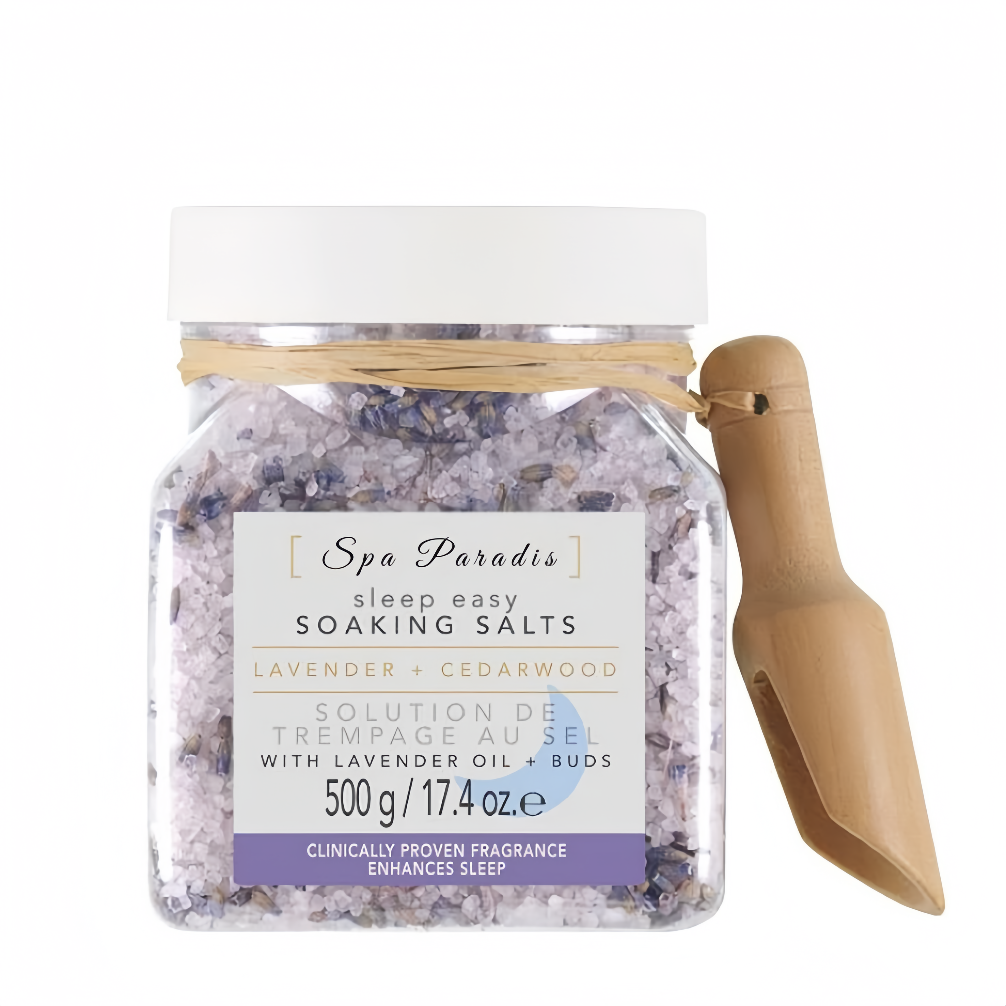 Private Label Good Sleep Easy Relaxing Calming Lavender & Sweet Pea Infused Natural Epsom Salt Bath Salts