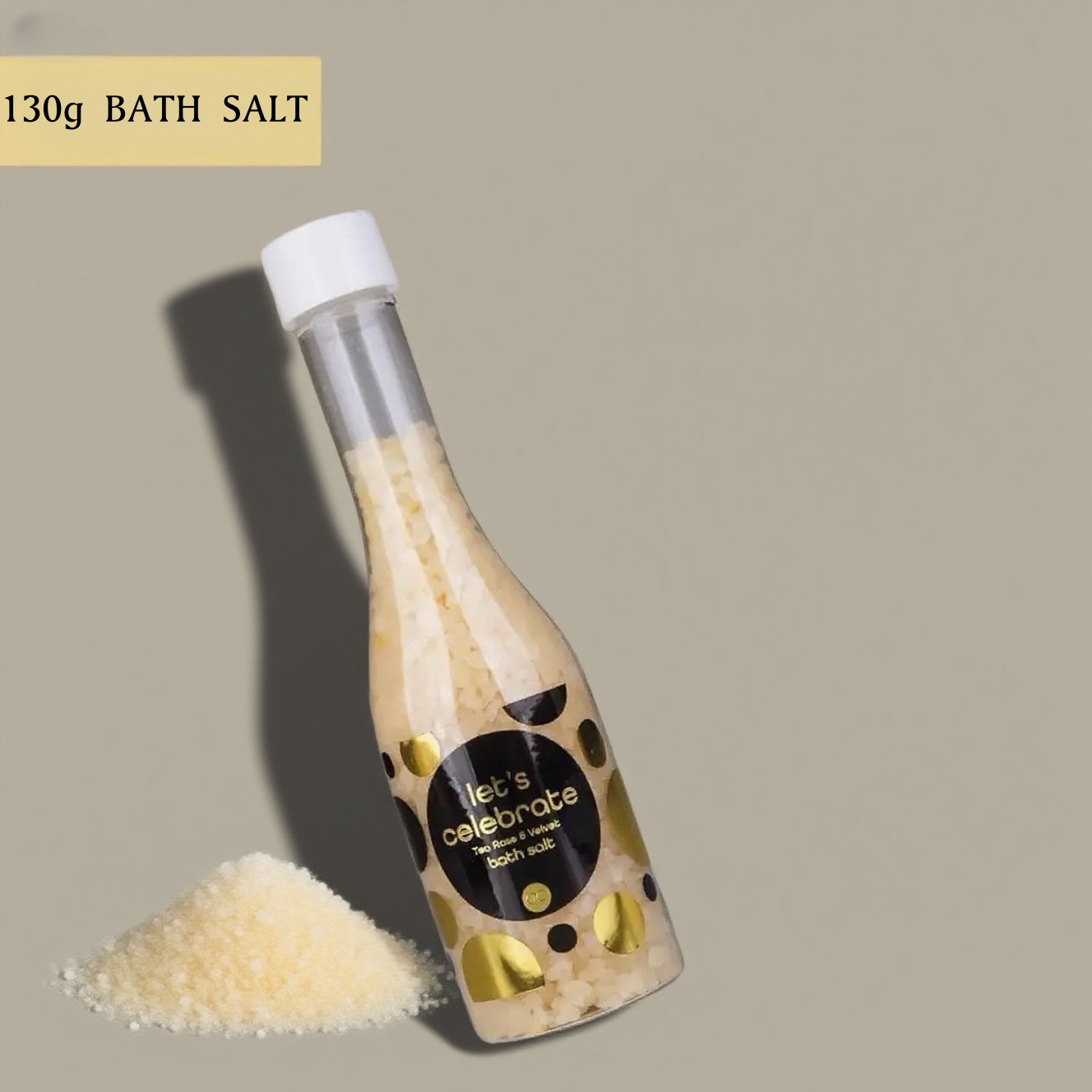 Oem Wholesale Let's Celebrate Women's Gift Set In Plastic Champagne Bottle - Bath & Shower Set With Tea Rose & Velvet Scent