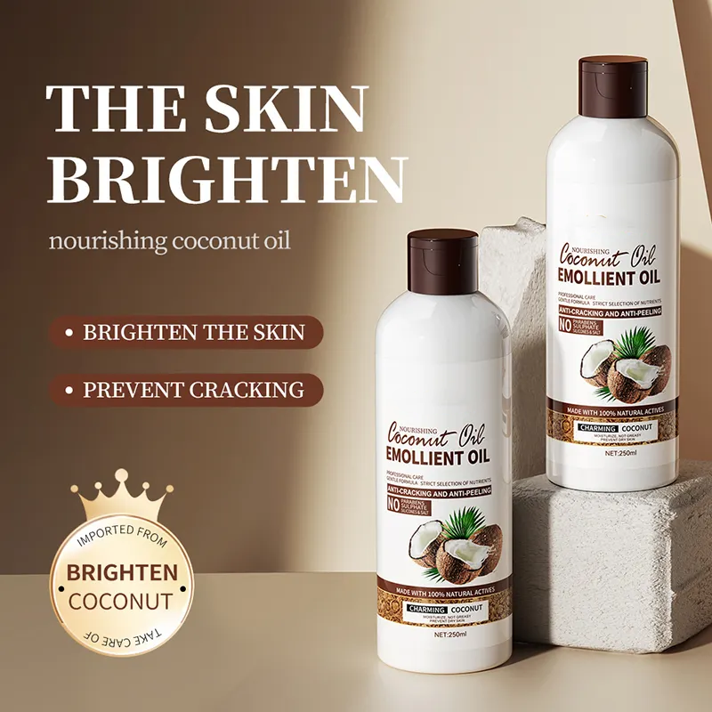 Hot Selling Private Label Luxury Natural Vegan Coconut Oil Women's Gift Shower Perfume Cleansing Skin Care Gifts Wash Body Set