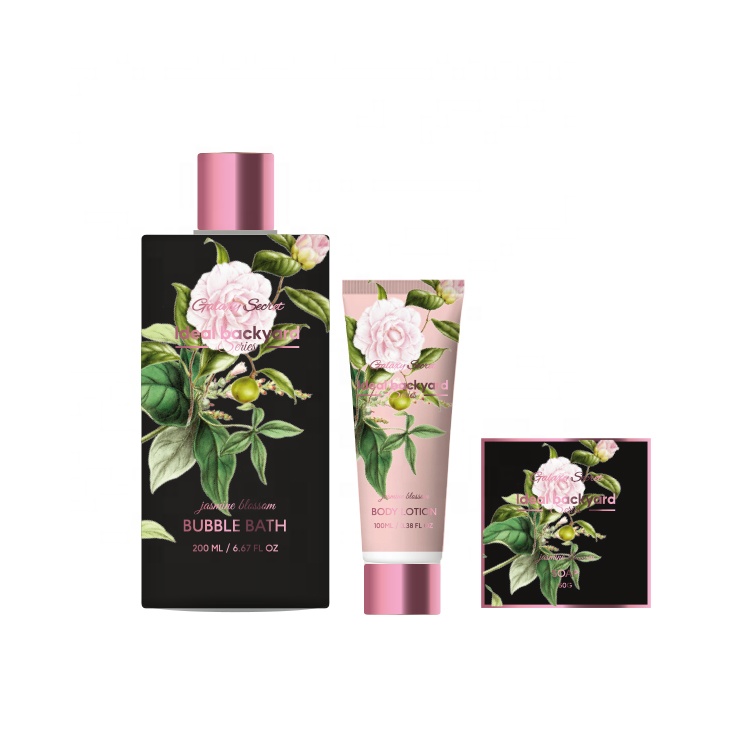 Private Label Bubble Bath Body Lotion Cleansing Soap Refreshing Moisturizing Nourishing Body Care Collection
