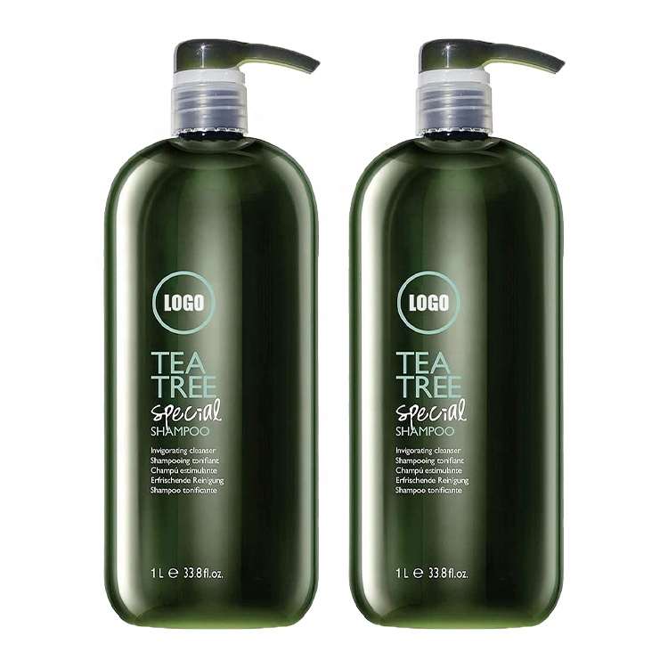 Private Label Wholesale Free Sample Liquid Organic Green Tea Tree Hair Shampoo