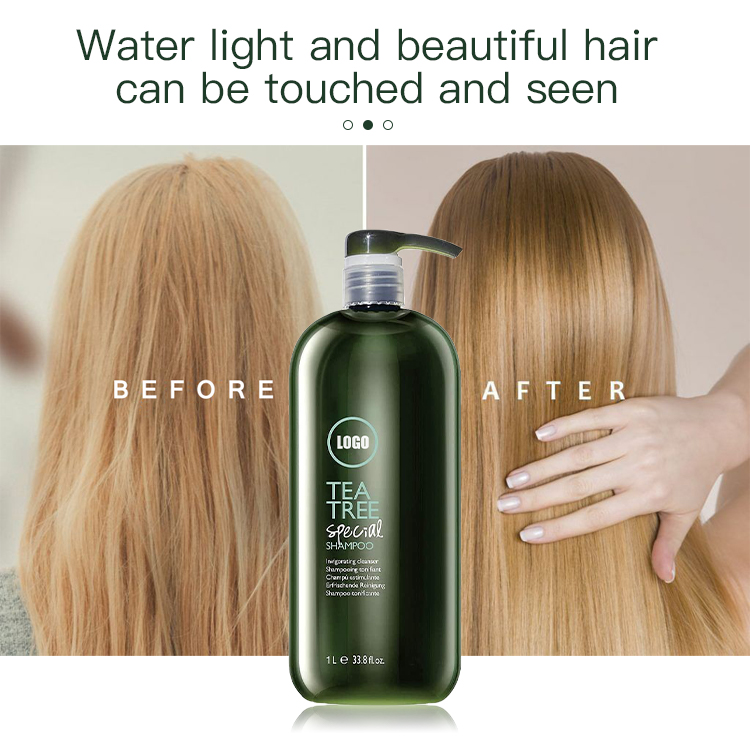 Private Label Wholesale Free Sample Liquid Organic Green Tea Tree Hair Shampoo