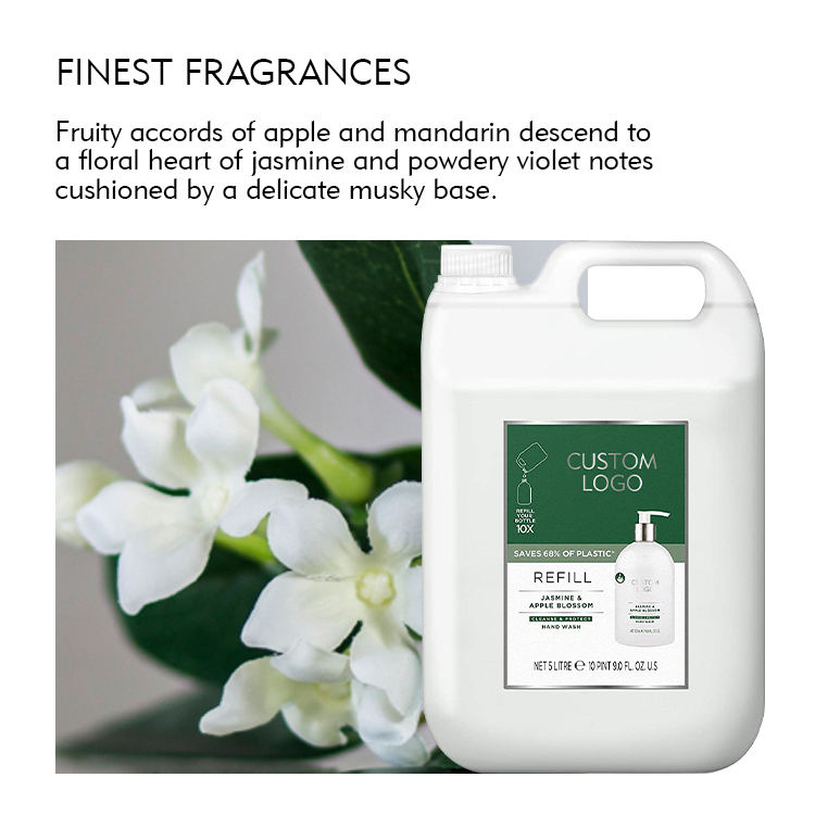 Oem Wholesale Factory Price Nourishing Moisturizing Hand Sanitizer Cream Hand Wash Soap With Refill
