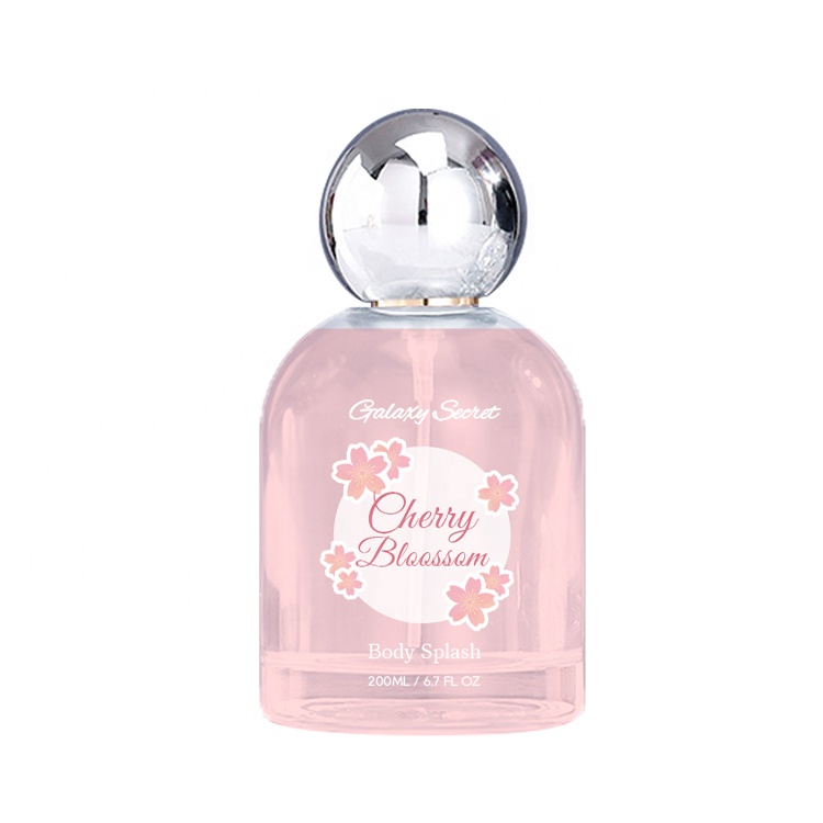 Oem Wholesale Refreshing Body Room Spray Cherry Blossom Extract Scented Moisturizing Nourishing 30ml 50ml 100mlpink Body Splash