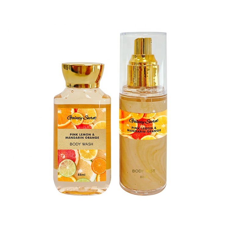 Oem Wholesale Plant-derived Oils Moisturizing Nourishing Fruity Flavor Refreshing Cleansing Body Wash Body Splash Mist