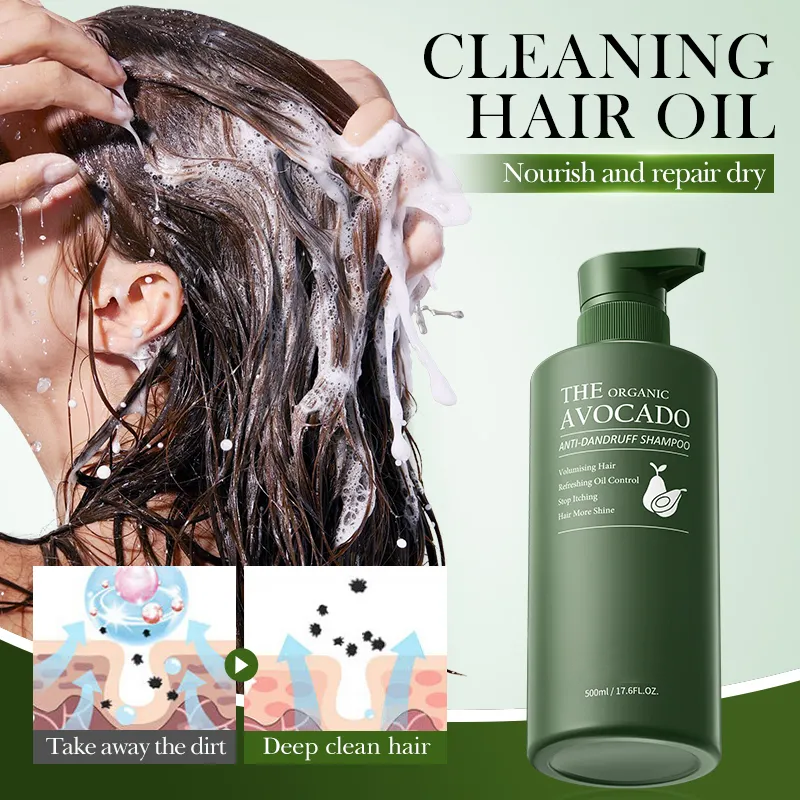 Oem Private Label Wholesale Avocado Amino Acid Hair Shampoo Skin Care Bath Hair Cleansing Moisturizing Whitening Body Wash Set