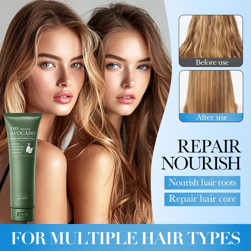 Oem Private Label Wholesale Avocado Amino Acid Hair Shampoo Skin Care Bath Hair Cleansing Moisturizing Whitening Body Wash Set