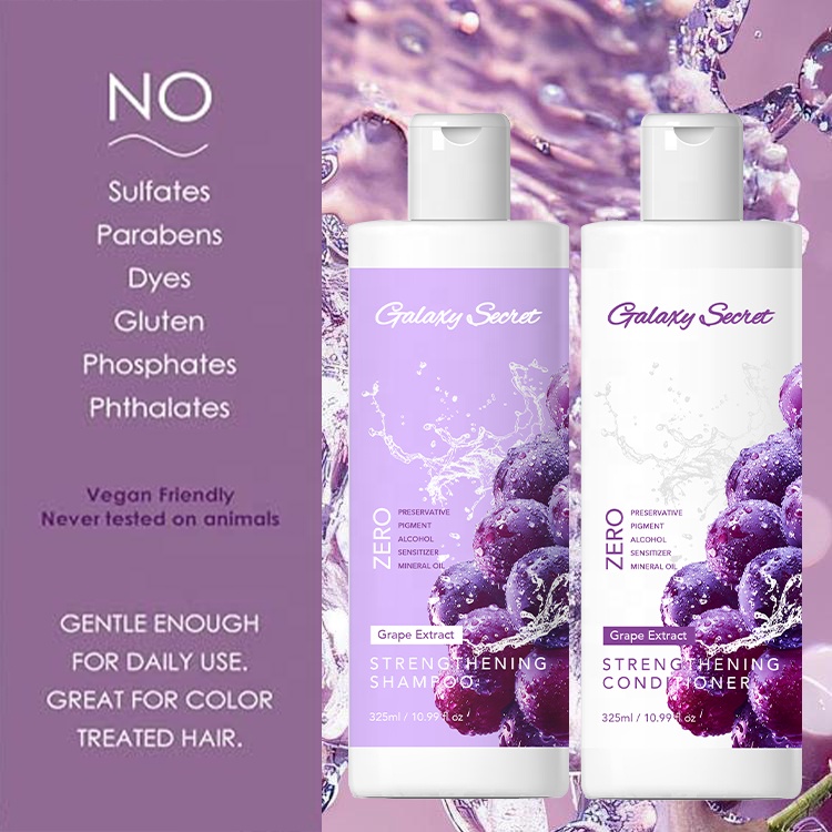 Oem Wholesale Deep Moisturizing Smoothing Hair No Sulfate And Paraben Natural Extract Shampoo Conditioner Hair Care Set