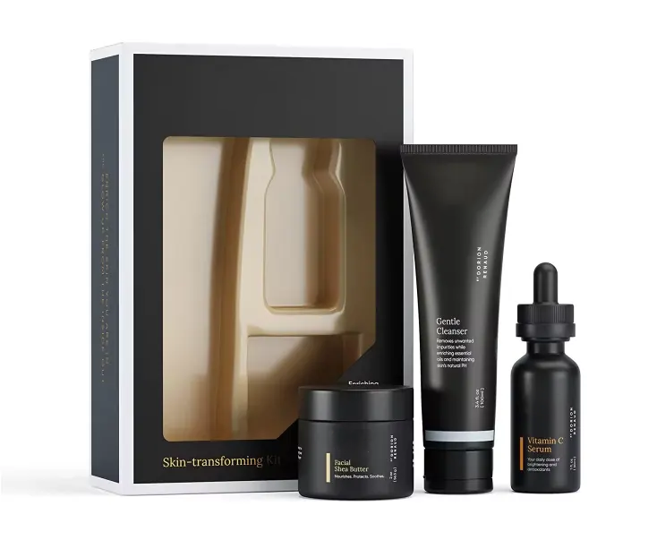 Oem/odm Private Label Customizable Men's Skin Care Set Natural Organic Anti-aging Acne Treatment Vitamin C Cream Gift Set