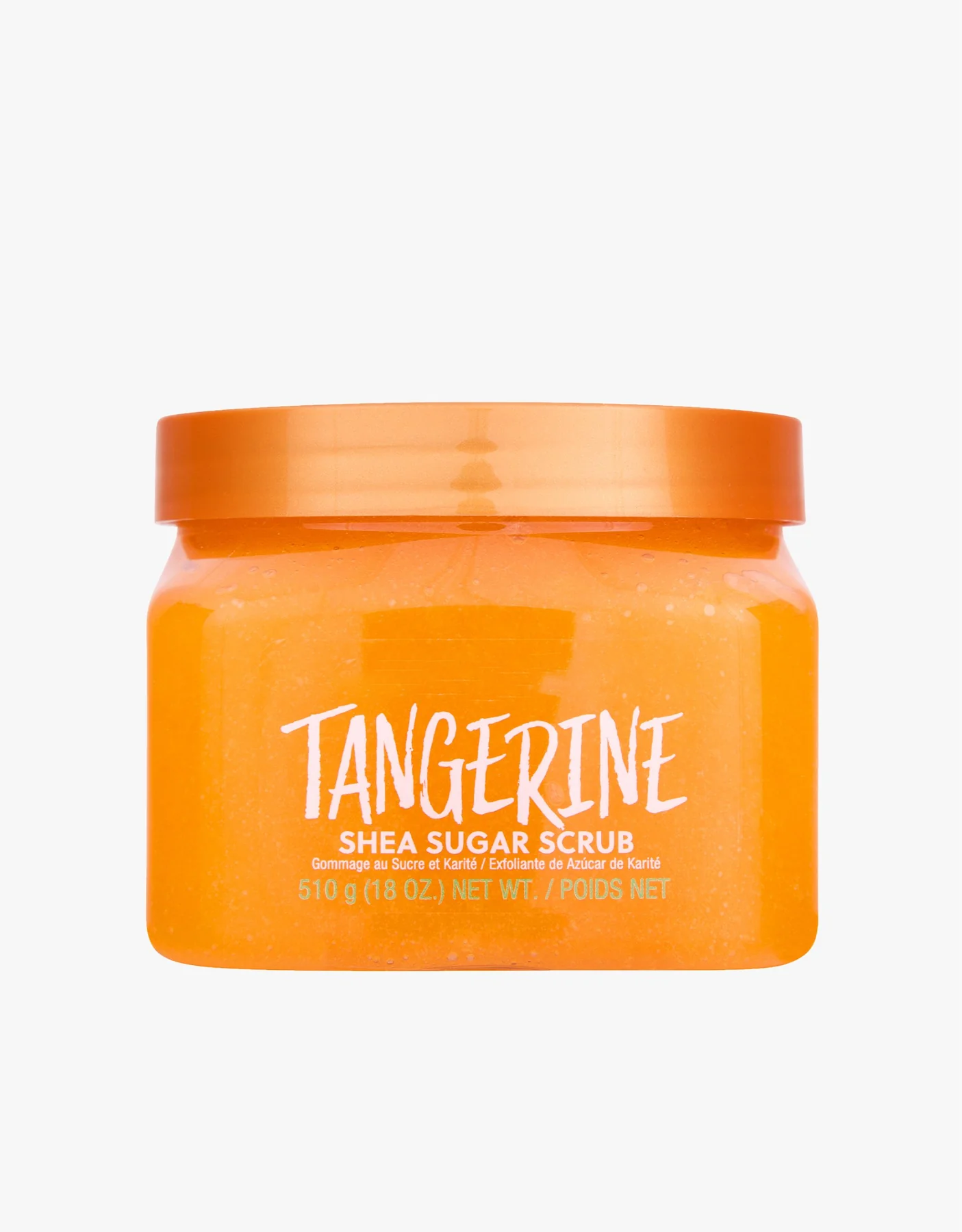 Private Label Organic Orange Tangerine Shea Sugar Scrub Hot Selling Vegan Body Scrub Treatment Effects Brightening Body Scrub