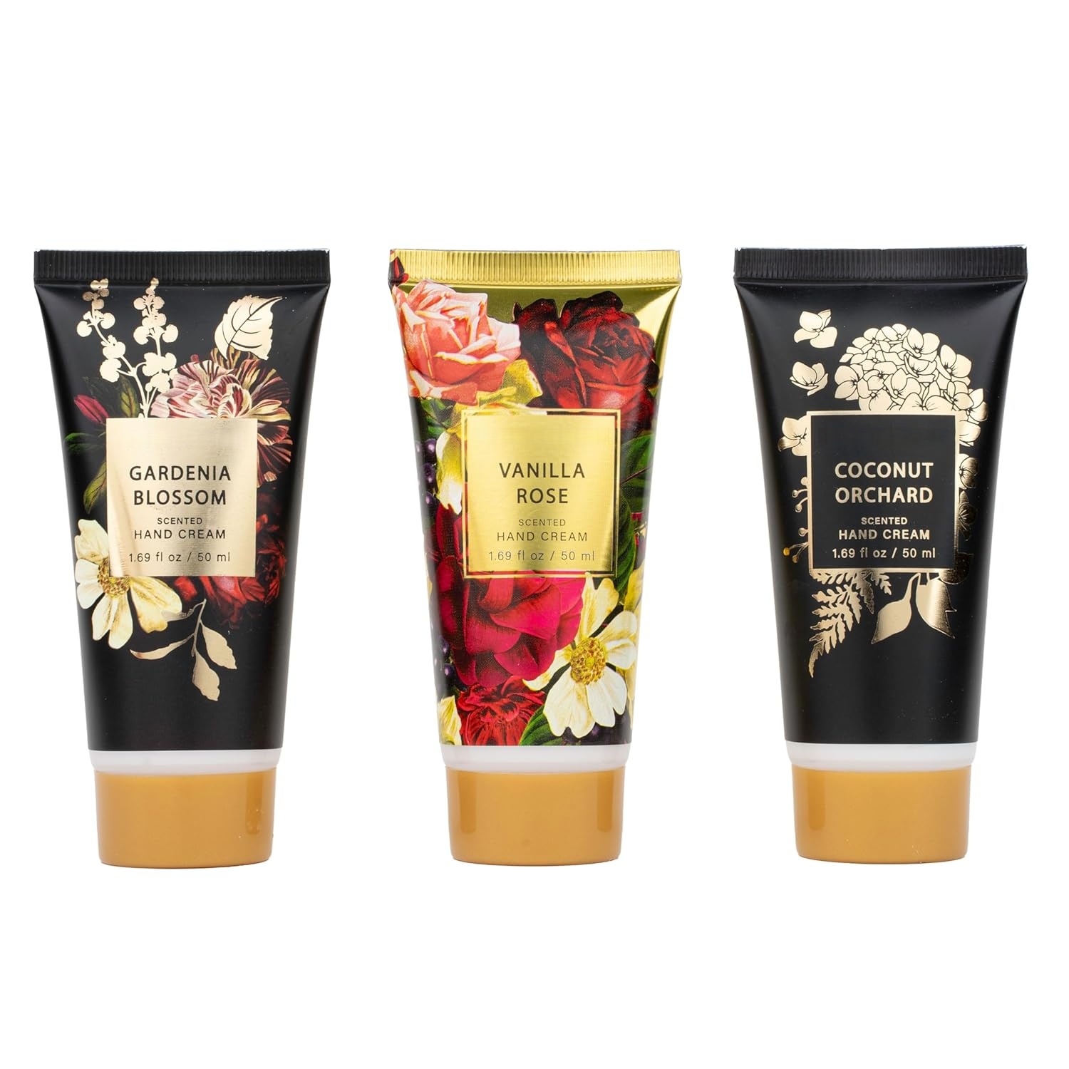 Oem Moisturizing & Nourishing Hand Lotion Gift Set For Women Travel-size Set 3 (vanilla Gardenia Coconut) Soothing Hand Cream