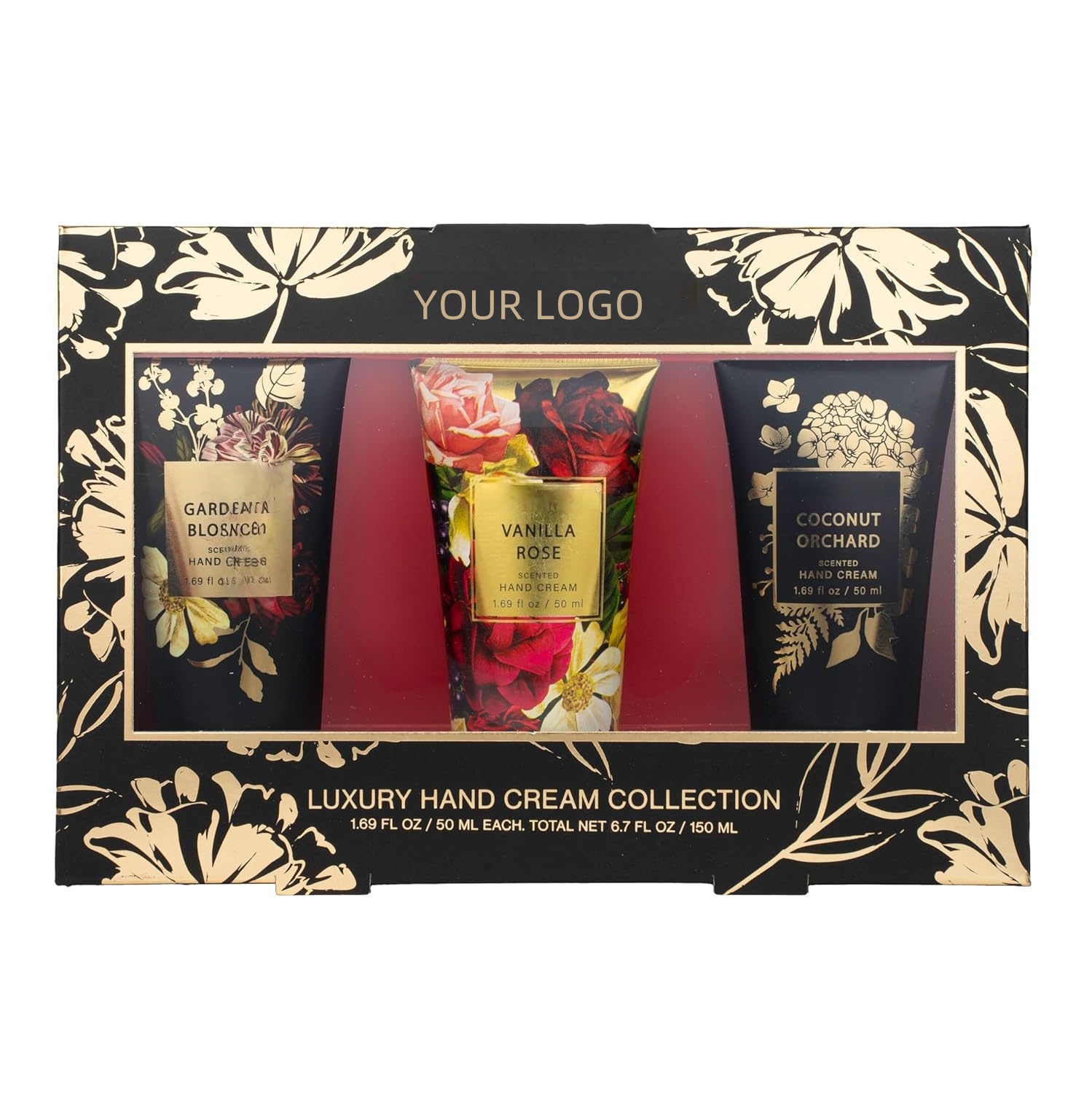 Oem Moisturizing & Nourishing Hand Lotion Gift Set For Women Travel-size Set 3 (vanilla Gardenia Coconut) Soothing Hand Cream