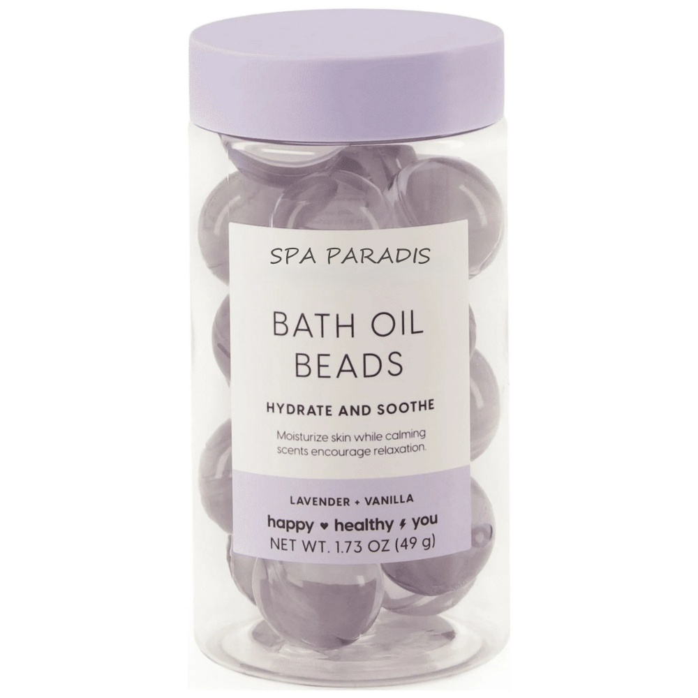 Oem Natural Aromatic Lavender Vanilla Moisturizing Bath Oil Beads Dissolvable Capsule Multi Essential Oil Body Care