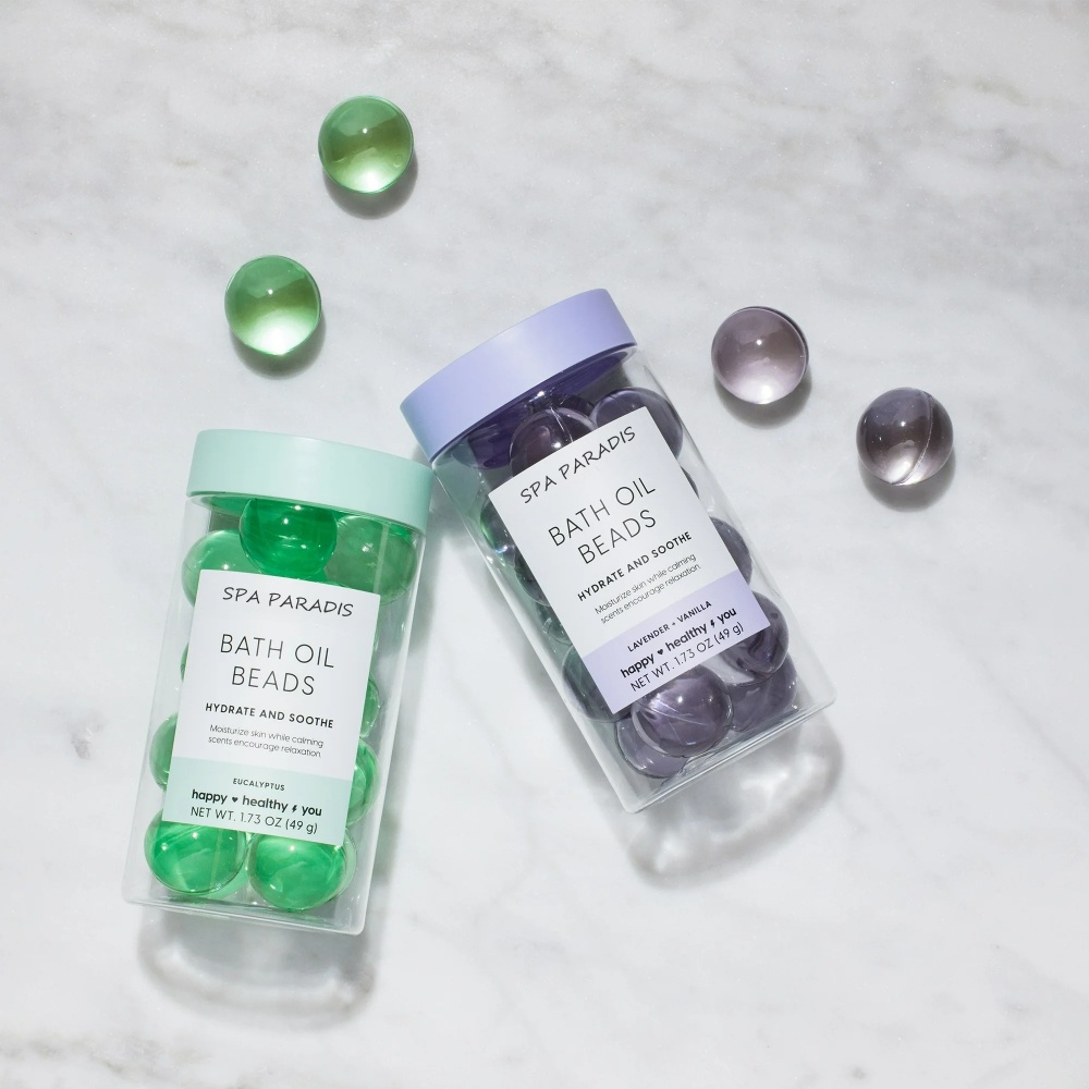 Oem Natural Aromatic Lavender Vanilla Moisturizing Bath Oil Beads Dissolvable Capsule Multi Essential Oil Body Care