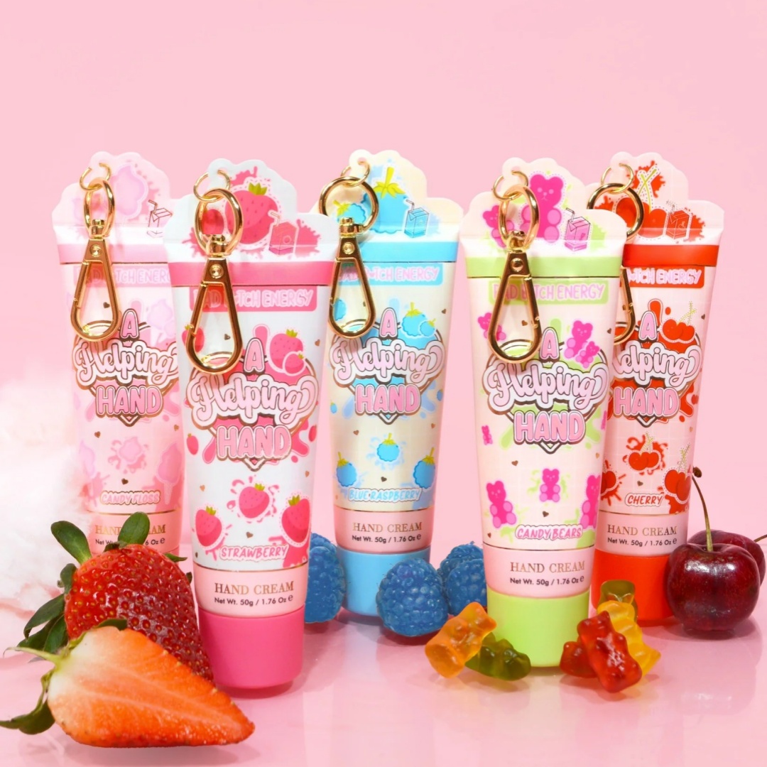 Oem Customized Ultra-nourishing Fresh Fruity Hand Cream With Key Chain Aromatic Moisturizing Nourishing Hand Lotion Non-greasy