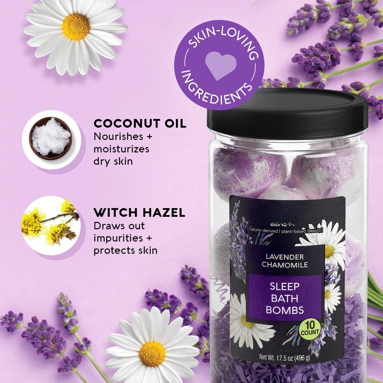 Private Label Beauty Mini Organic Lavender Sleep Bath Bomb Gift Set Multi Pack Luxury Fizzy Relax Spa Bomb