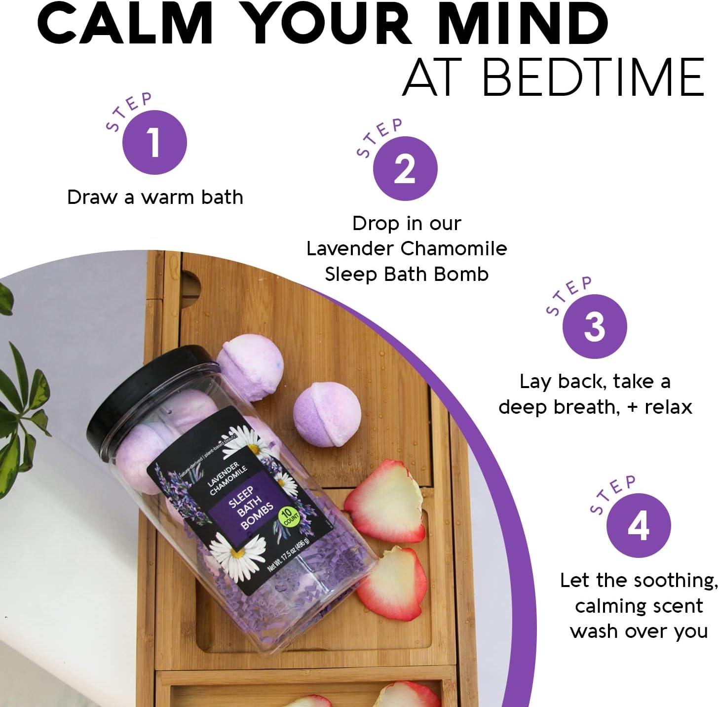 Private Label Beauty Mini Organic Lavender Sleep Bath Bomb Gift Set Multi Pack Luxury Fizzy Relax Spa Bomb