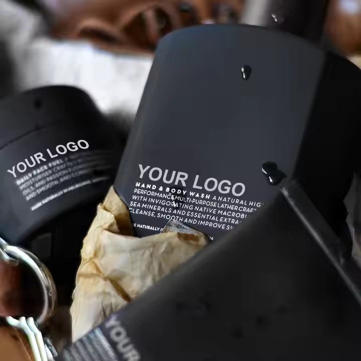 Custom Logo Natural Light Acnefighting Whitening Brightening Deep Moisturizing Mens Multieffect Skincare Set