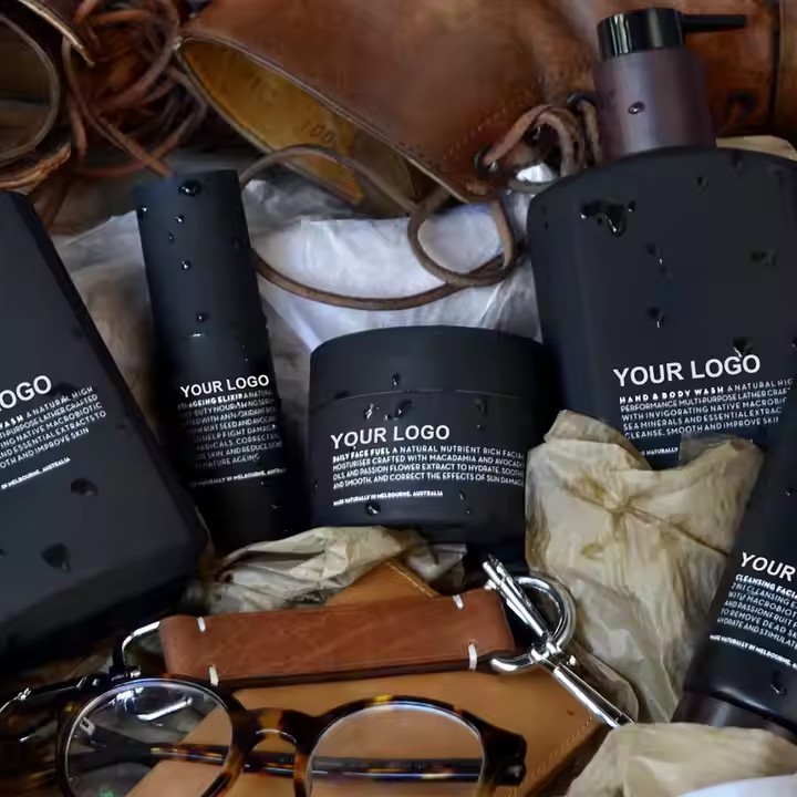 Custom Logo Natural Light Acnefighting Whitening Brightening Deep Moisturizing Mens Multieffect Skincare Set
