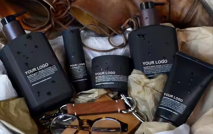 Custom Logo Natural Light Acnefighting Whitening Brightening Deep Moisturizing Mens Multieffect Skincare Set