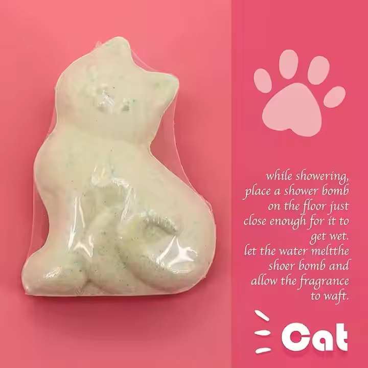 Animal Shape Bubble Bath Bomb For Kids Cute Funny Cartoon Natural Bath Salt Fizzer Bubble Bath Relax Spa Gift