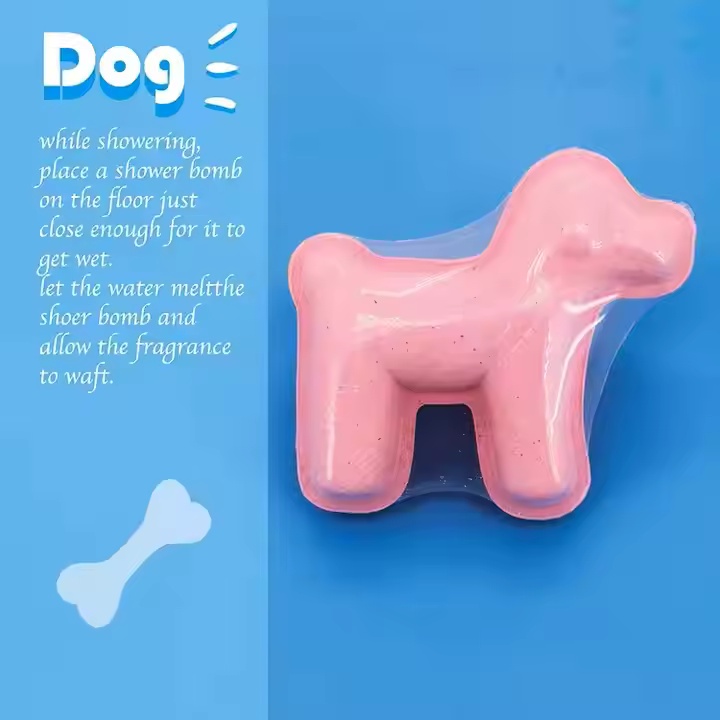Animal Shape Bubble Bath Bomb For Kids Cute Funny Cartoon Natural Bath Salt Fizzer Bubble Bath Relax Spa Gift