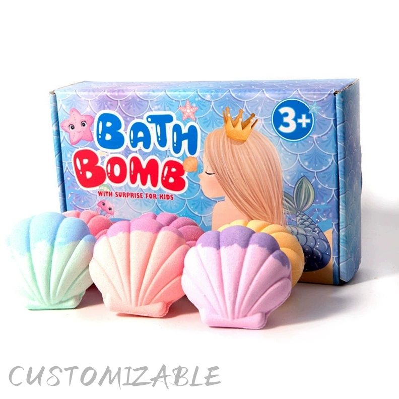 Oem Wholesale Mini Organic Fruit Customizable Series For Home Spa Use Shell Contains Toys Relaxation Stress Relief Bath Bombs